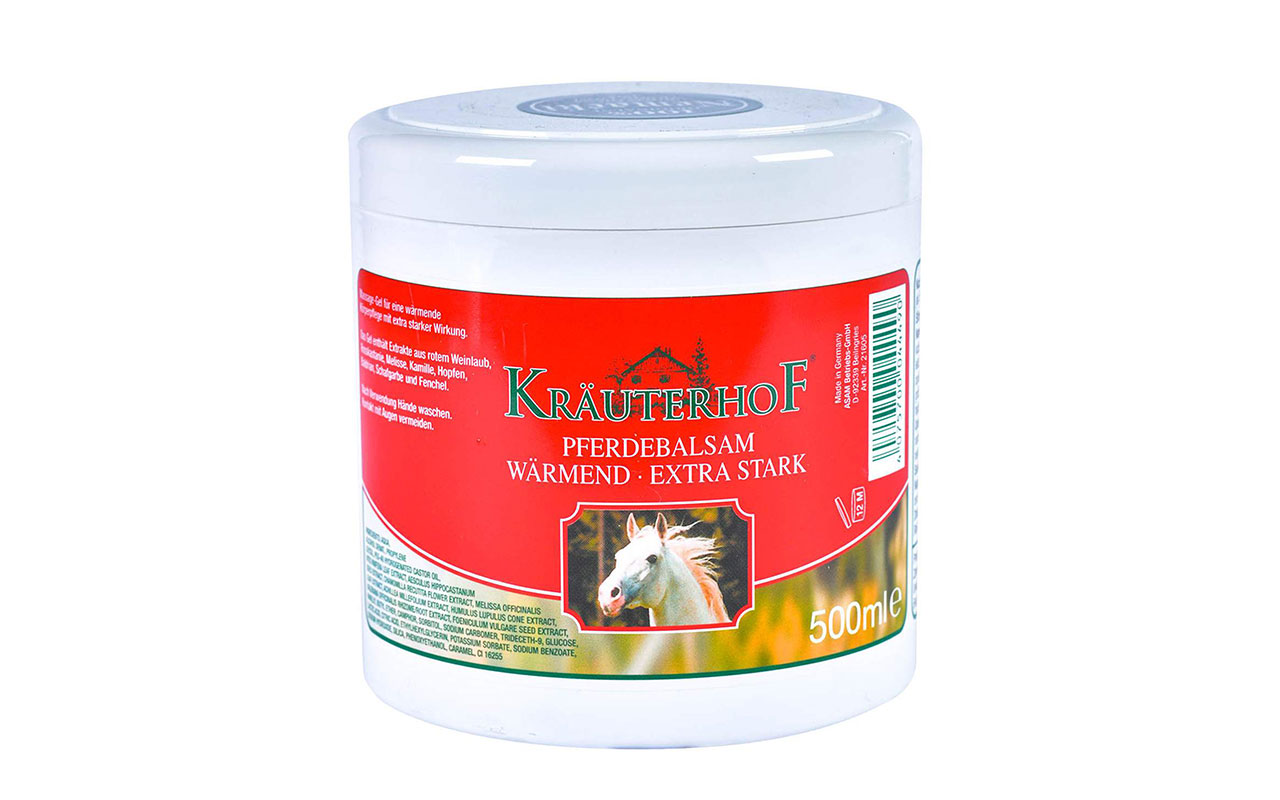 Krauterhof Konjski balzam (efekat toplote) – Zagrevajući biljni gel za ublažavanje bola u kolenu i ukočenosti